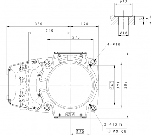 Технический чертёж Kawasaki RS025N