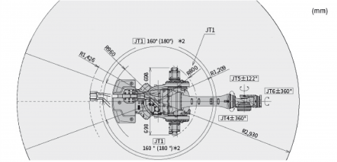 Технический чертёж Kawasaki MXP710L